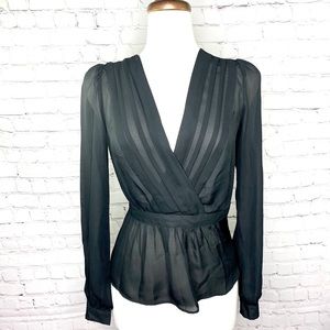 Banana Republic black blouse